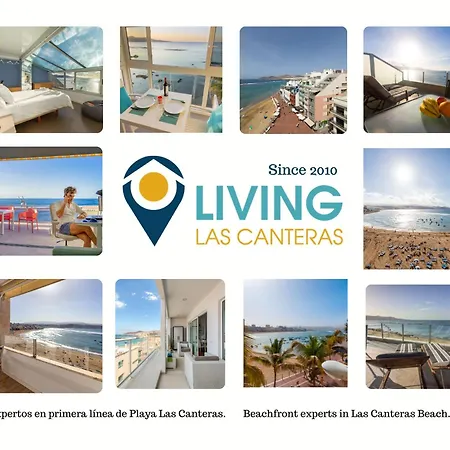 아파트 Living Canteras Homes - Beachfront Casa Del Sunset 라스팔마스