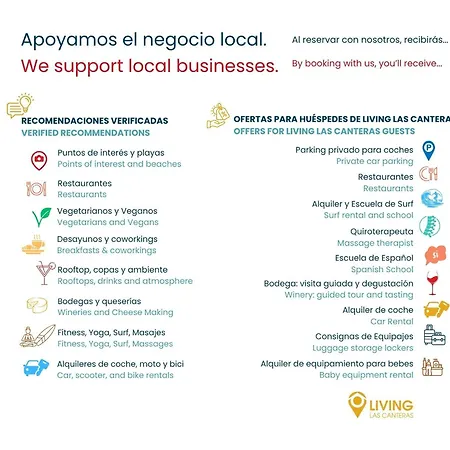 아파트 Living Canteras Homes - Beachfront Casa Del Sunset *